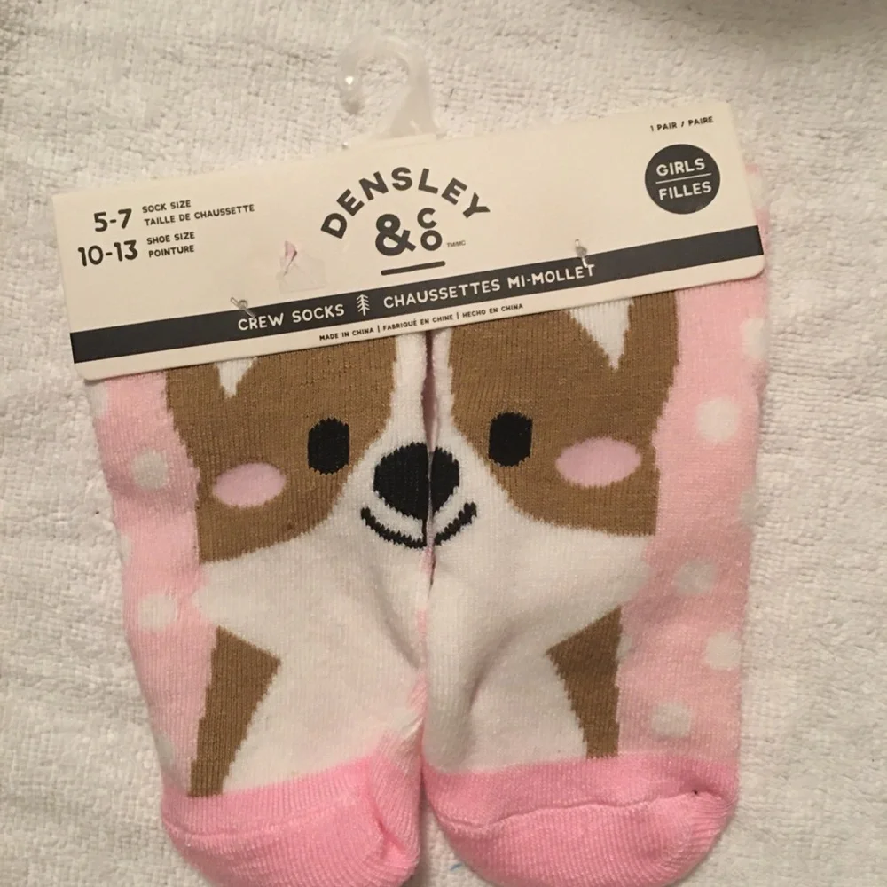 NWT dog Crew Socks 🐶